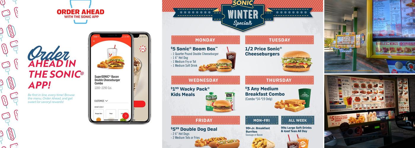 Sonic Drive-In Menu