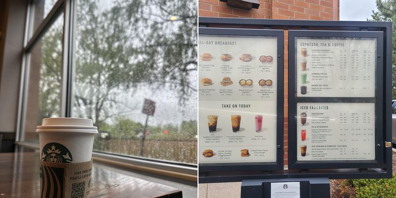 Starbucks Menu