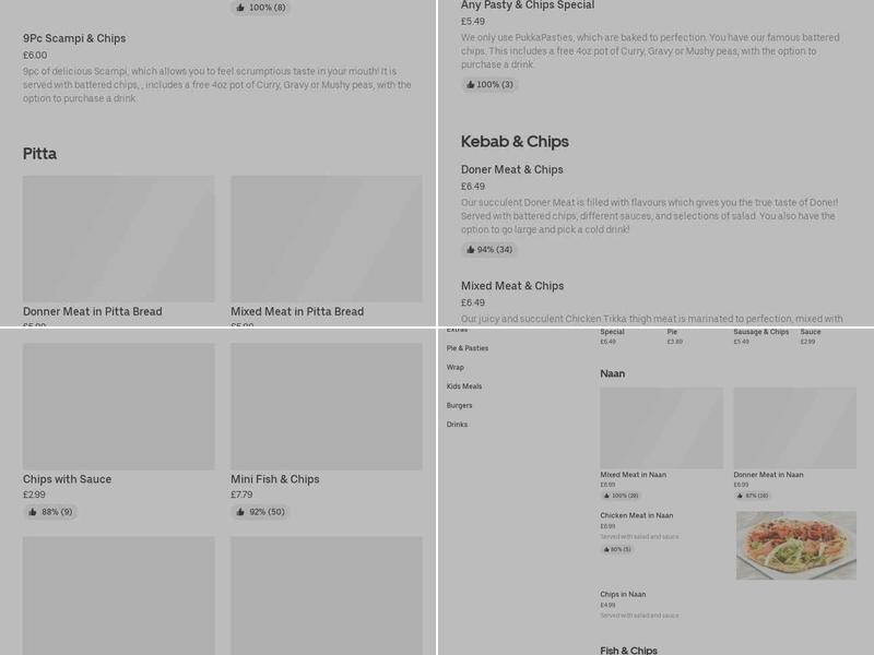 Seagull Fish Bar Menu