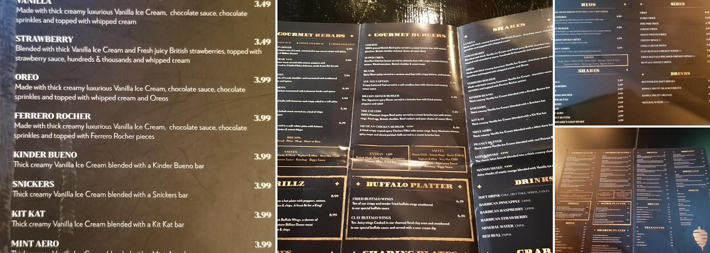 Dessert village Menu