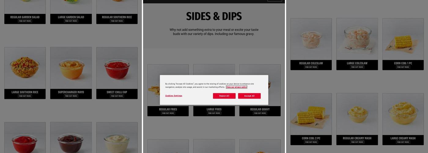 KFC Birmingham - Hall Green Menu