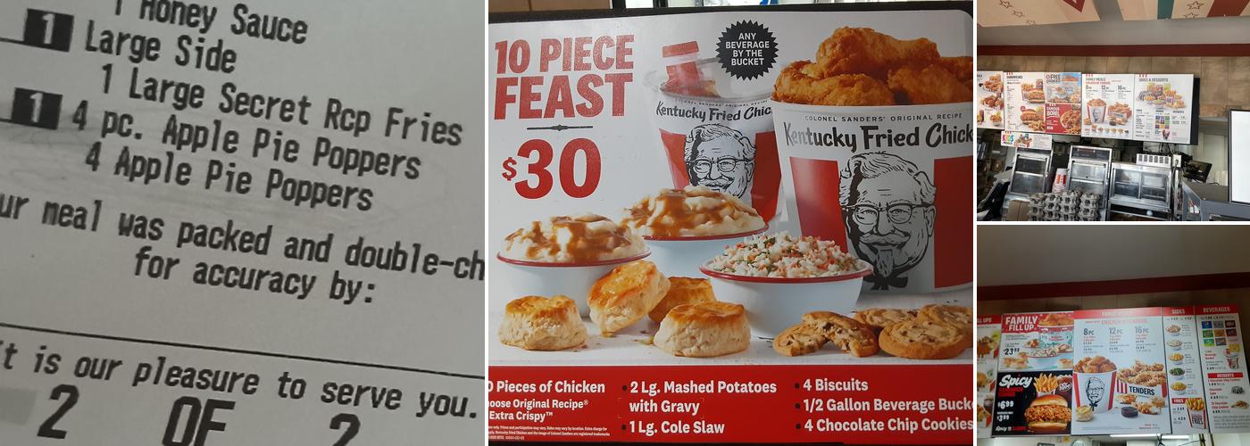 KFC Menu