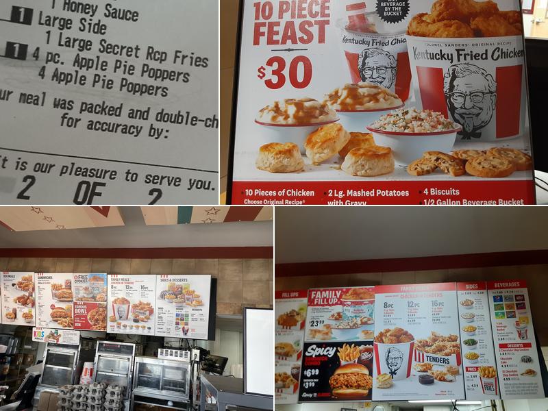 KFC Menu