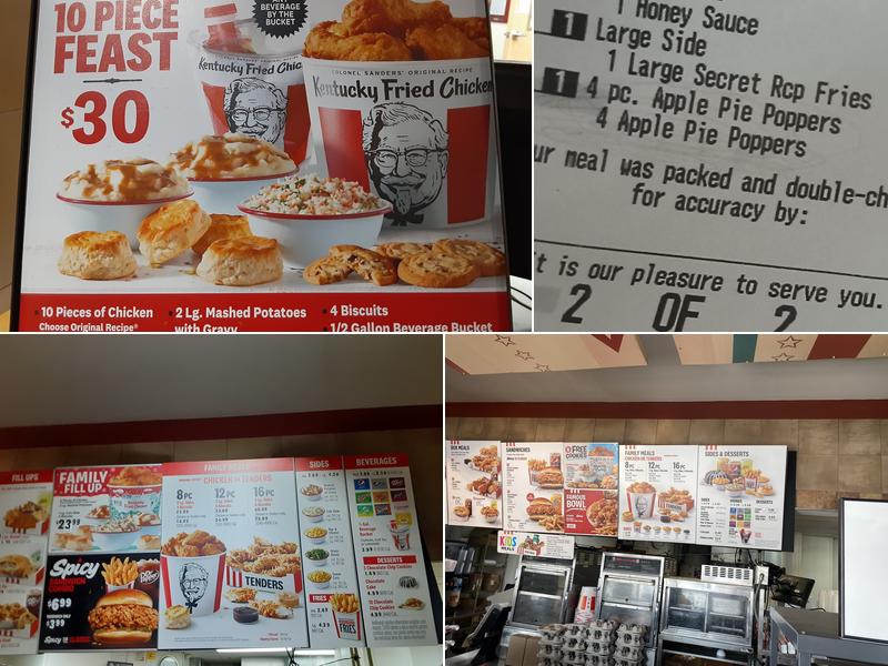 KFC Menu