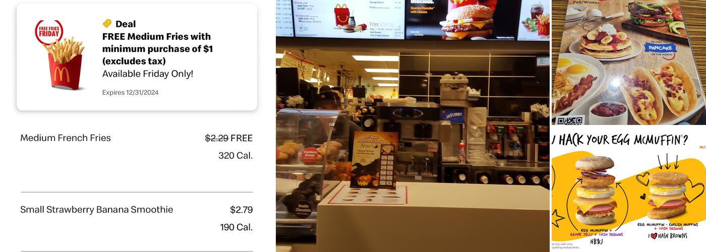 McDonald's Menu
