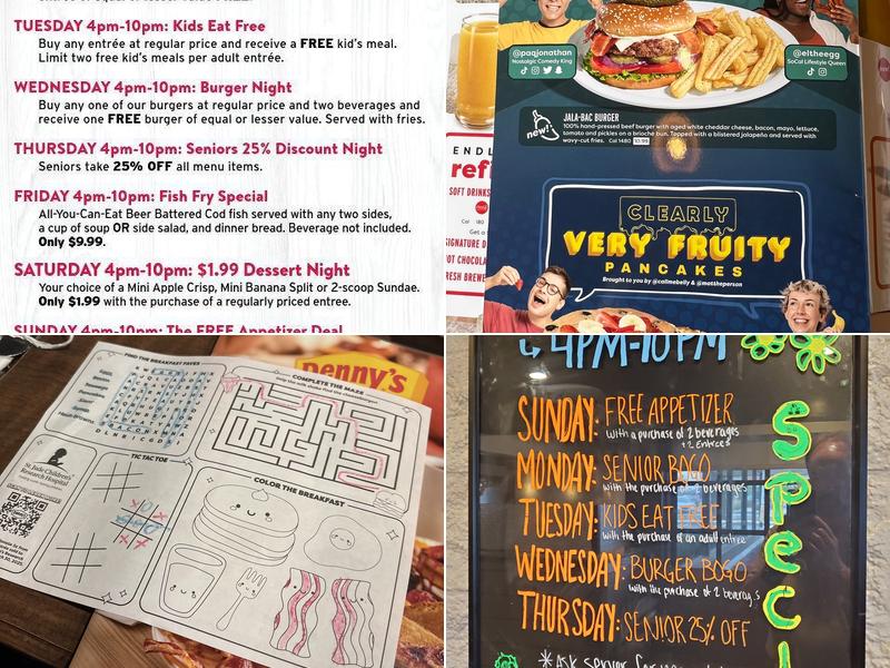 Denny's Menu