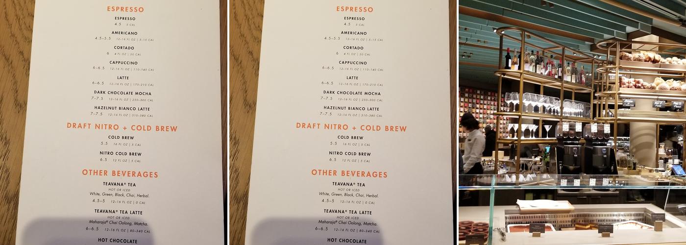 Starbucks Menu