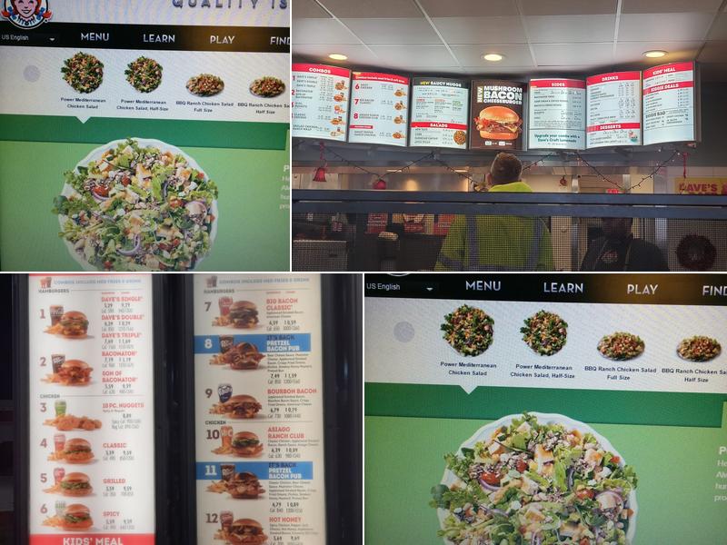 Wendy's Menu