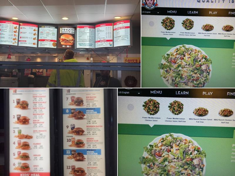 Wendy's Menu
