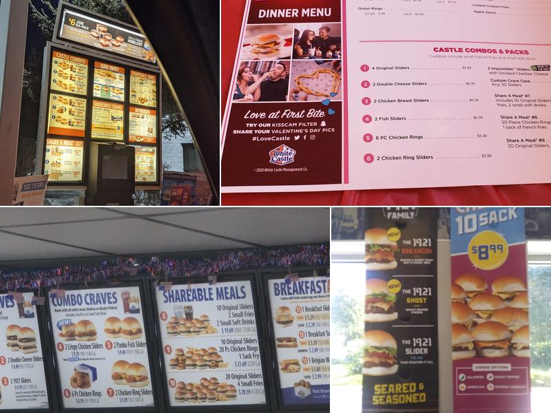 White Castle Menu