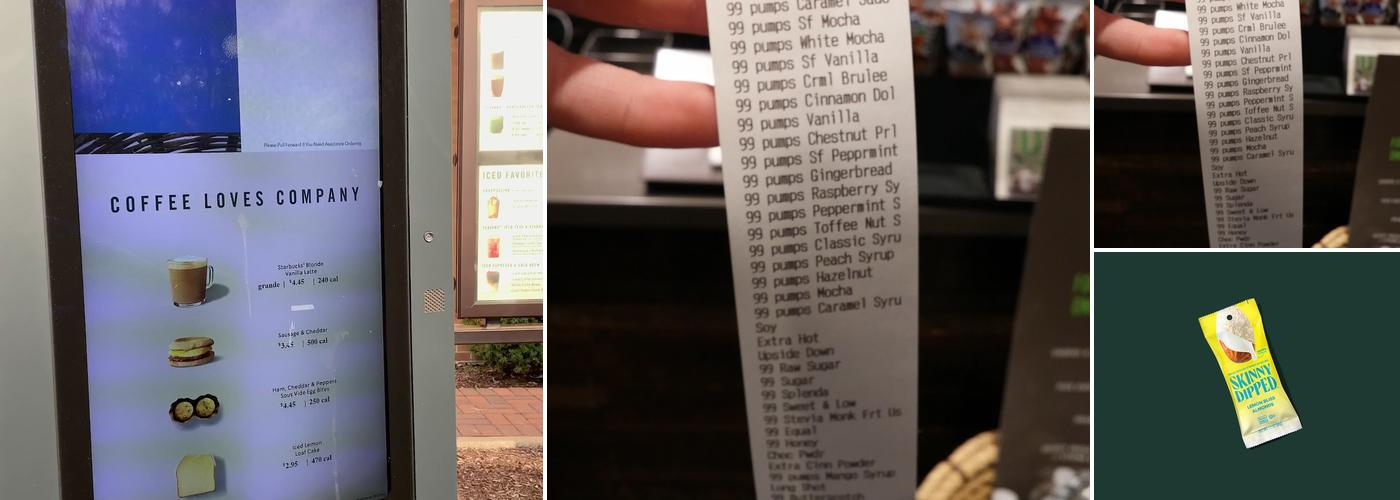 Starbucks Menu