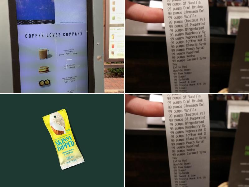 Starbucks Menu