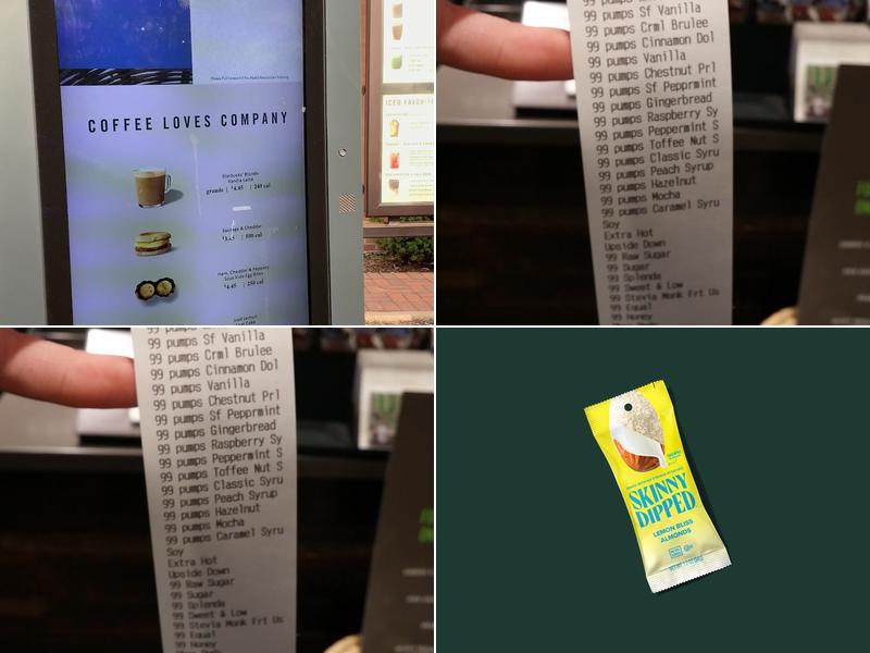 Starbucks Menu