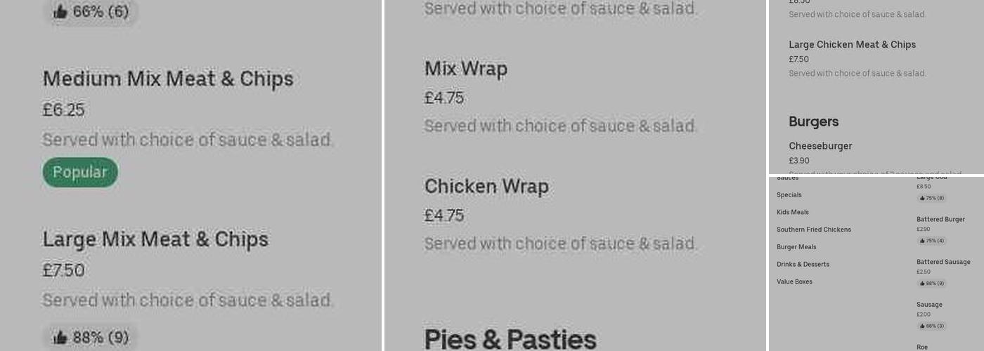 City Road Tasty Bites Menu