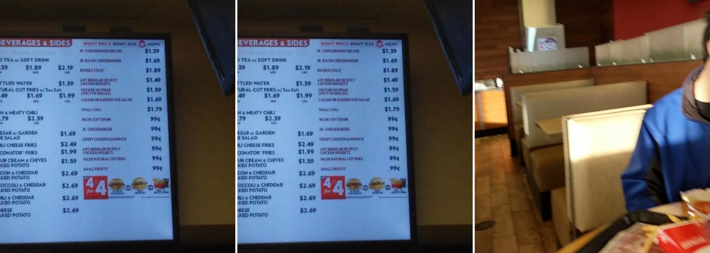 Wendy's Menu