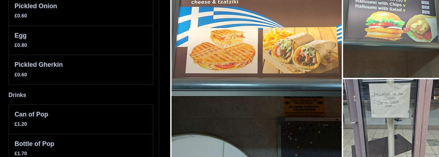 Castle Vale Fish Bar Menu