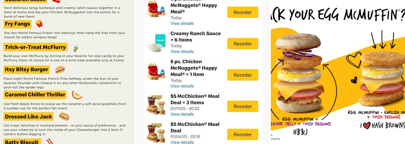 McDonald's Menu