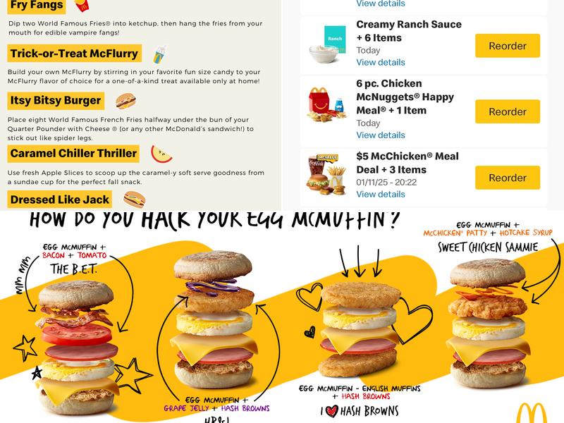 McDonald's Menu