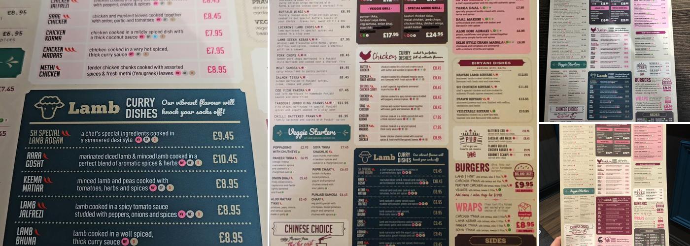 Summer House Bar & Grill Menu