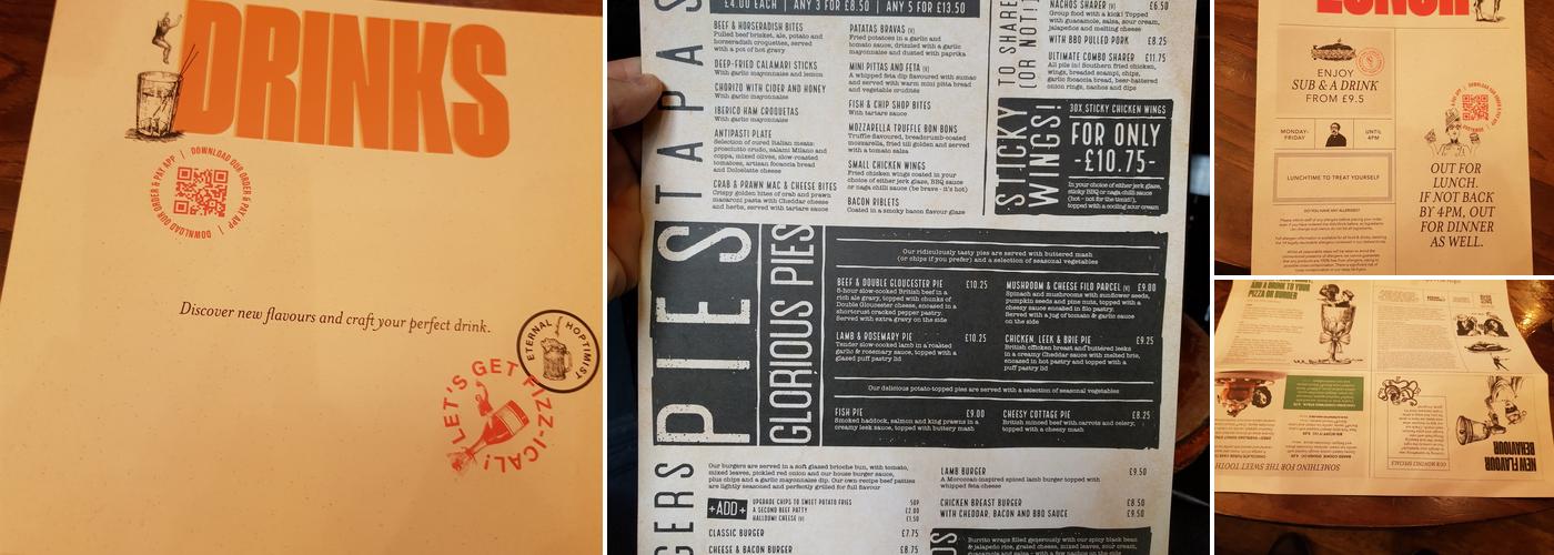 Star Bishop's Stortford Menu