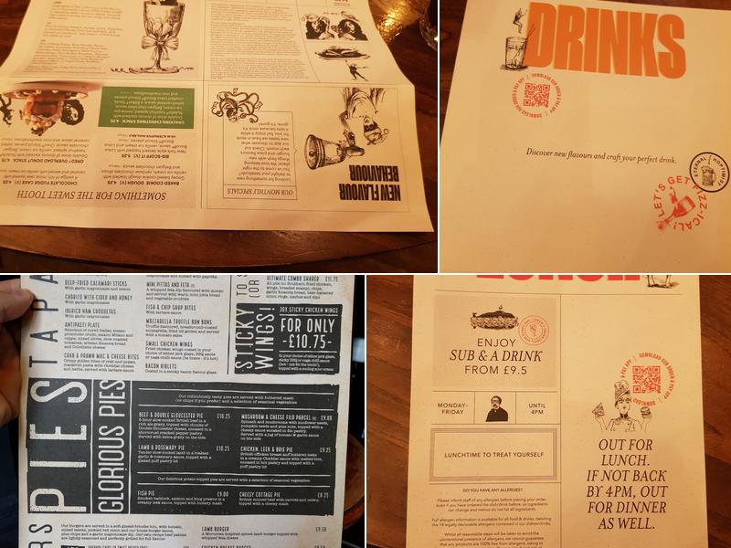 Star Bishop's Stortford Menu