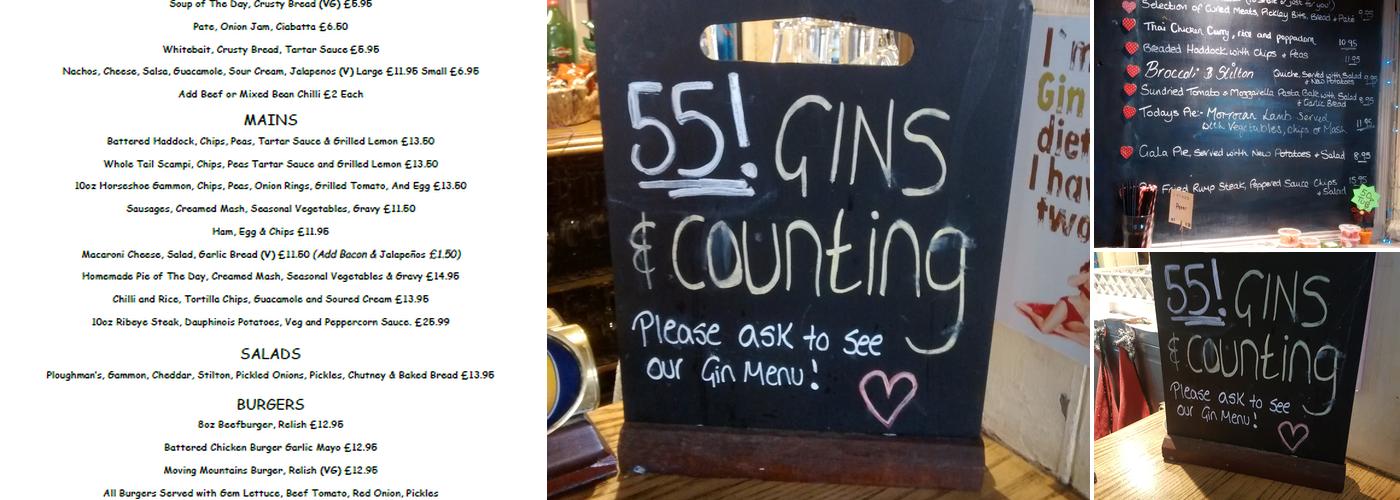 The Barleycorn Inn Menu