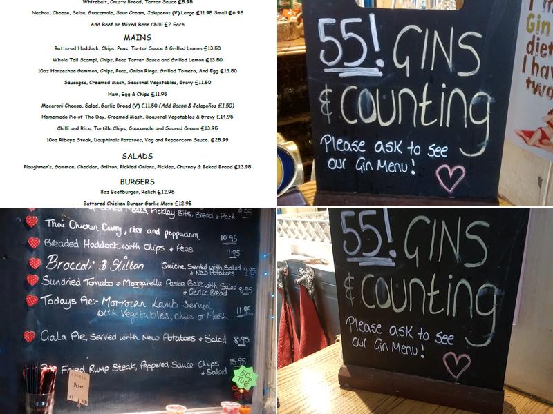 The Barleycorn Inn Menu