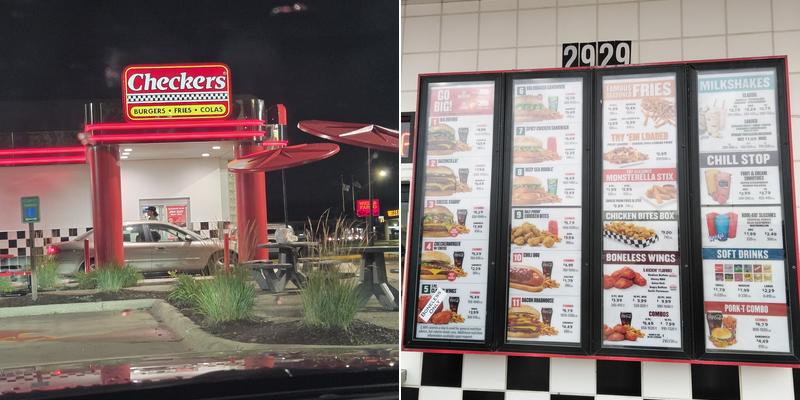 Checkers Menu