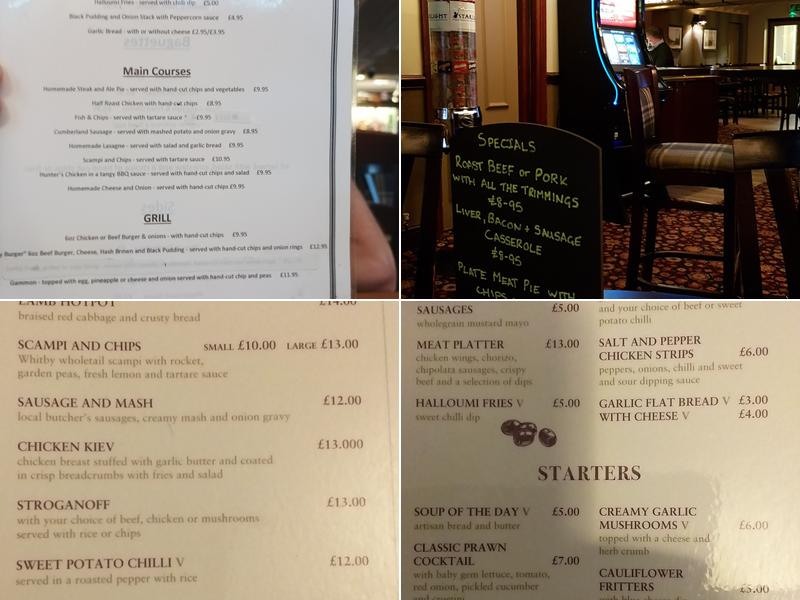Bay Horse Inn Menu