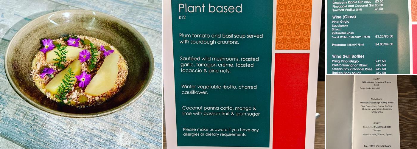 Scholars Restaurant Menu