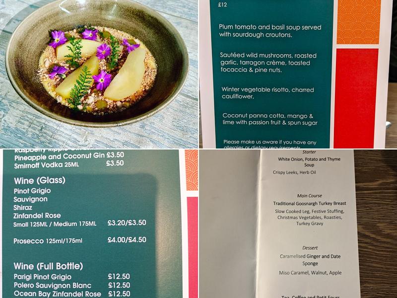 Scholars Restaurant Menu