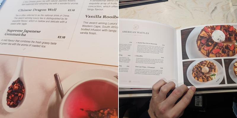 Heavenly Desserts Blackburn Menu