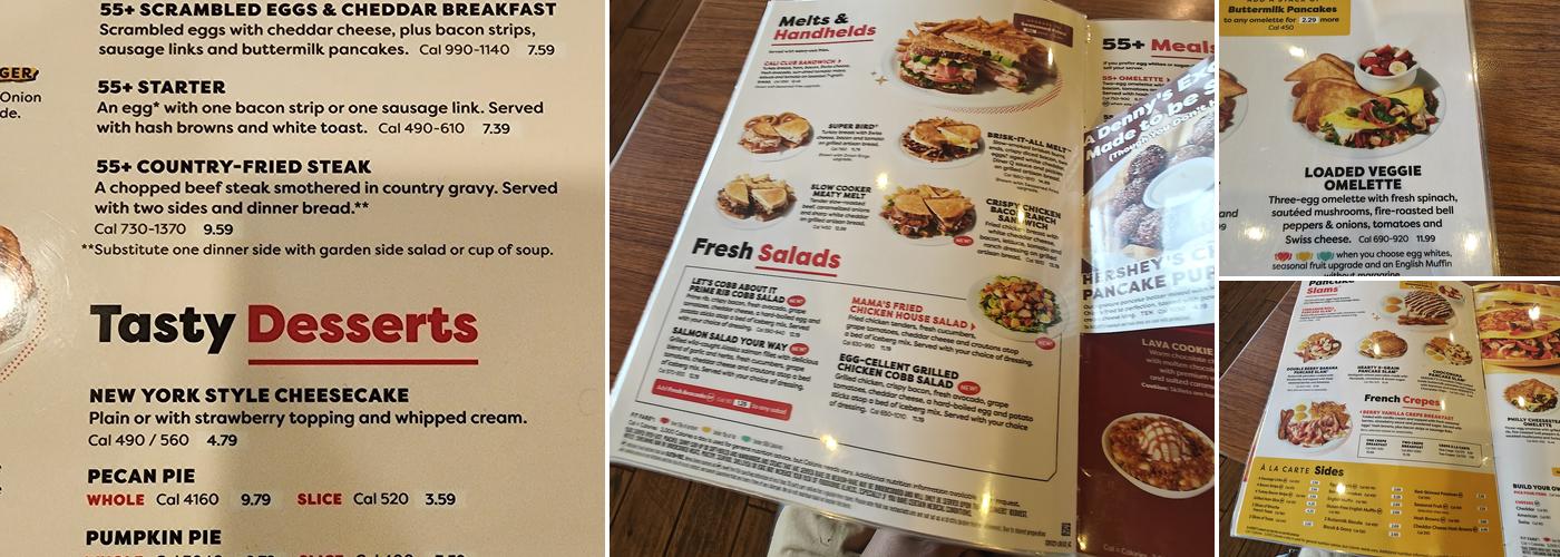 Denny's Menu