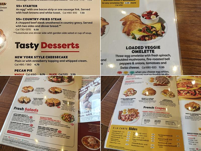 Denny's Menu