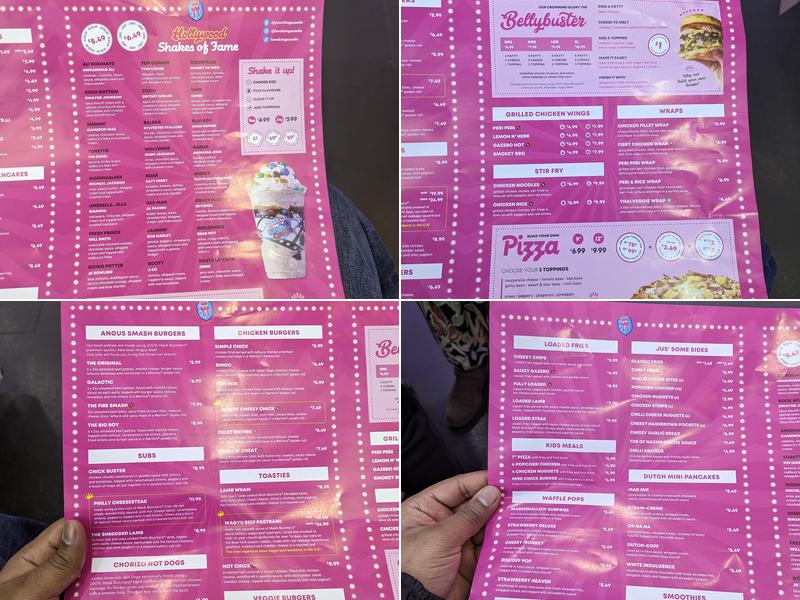 Kings Castle Blackburn Menu