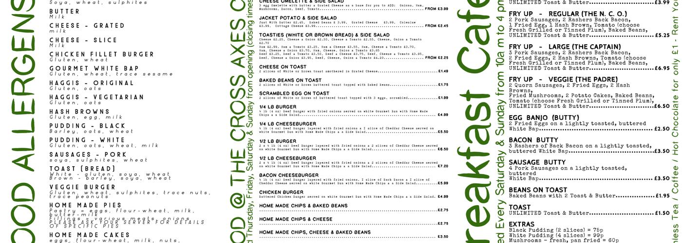 The Cross Axes Menu