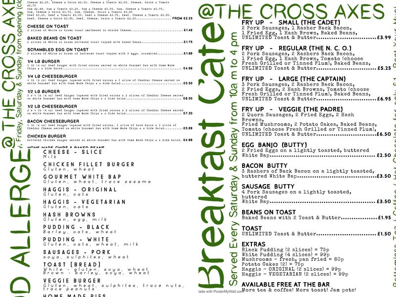 The Cross Axes Menu