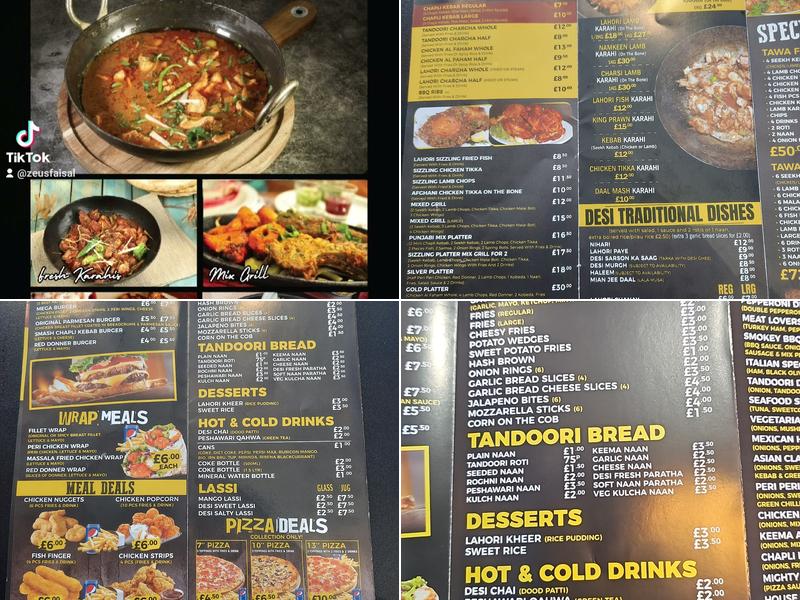 Karahi n Kebab Blackburn Menu