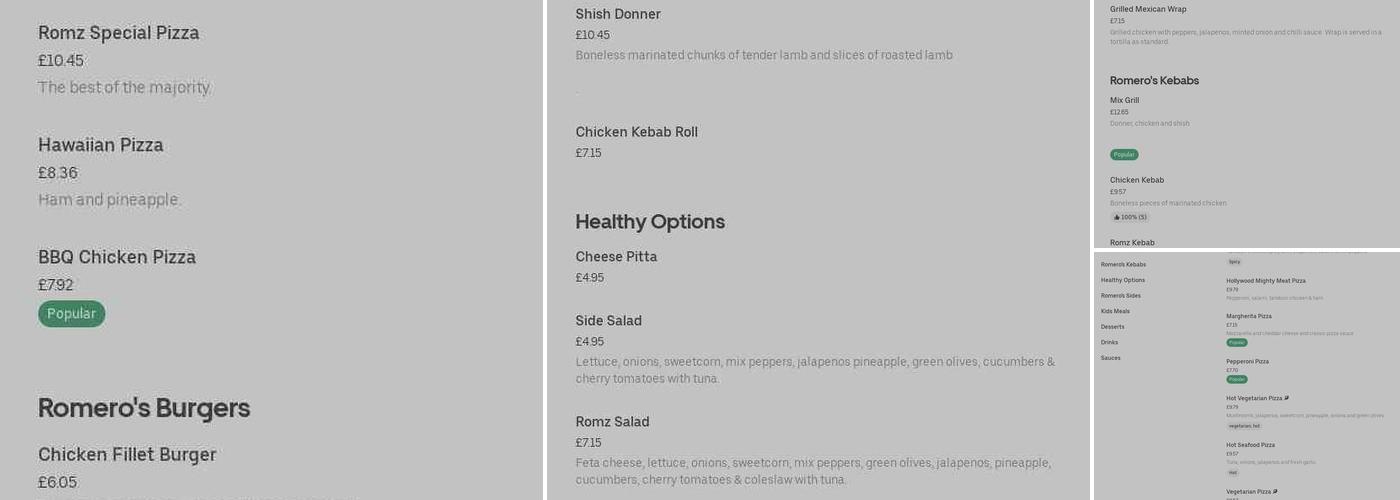 King's Peri Peri Menu