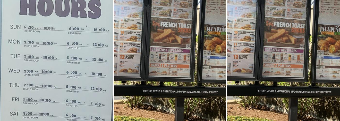 Burger King Menu