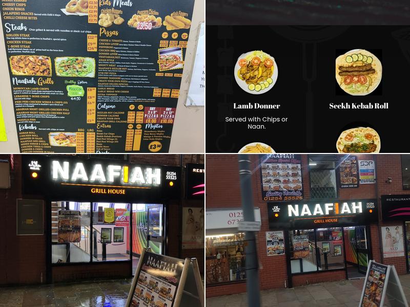 Naafiah Grill House Menu
