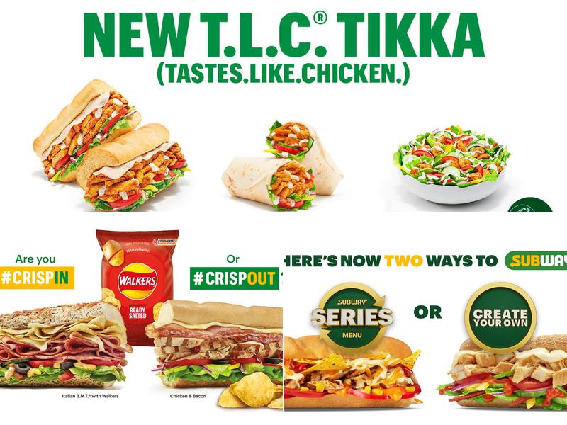 Subway Menu