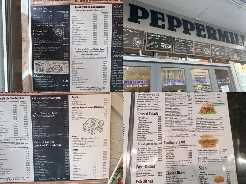 Peppermill Café Menu