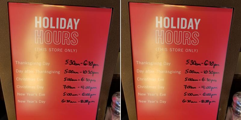 Starbucks Menu