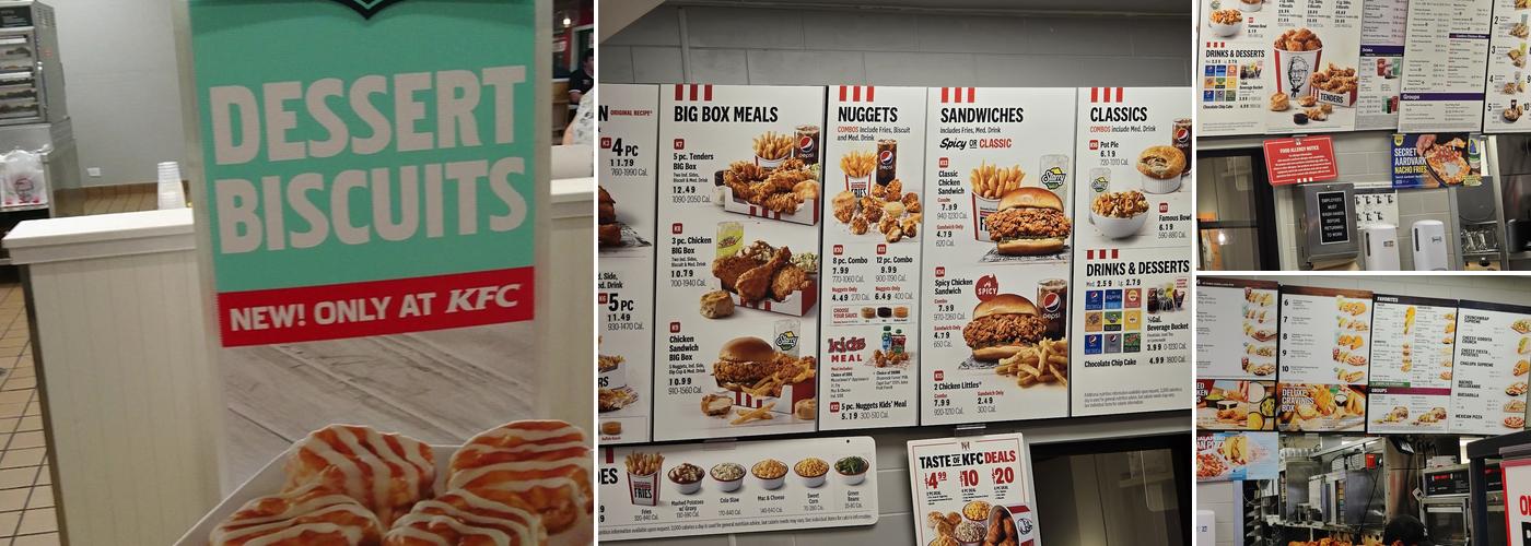 KFC Menu