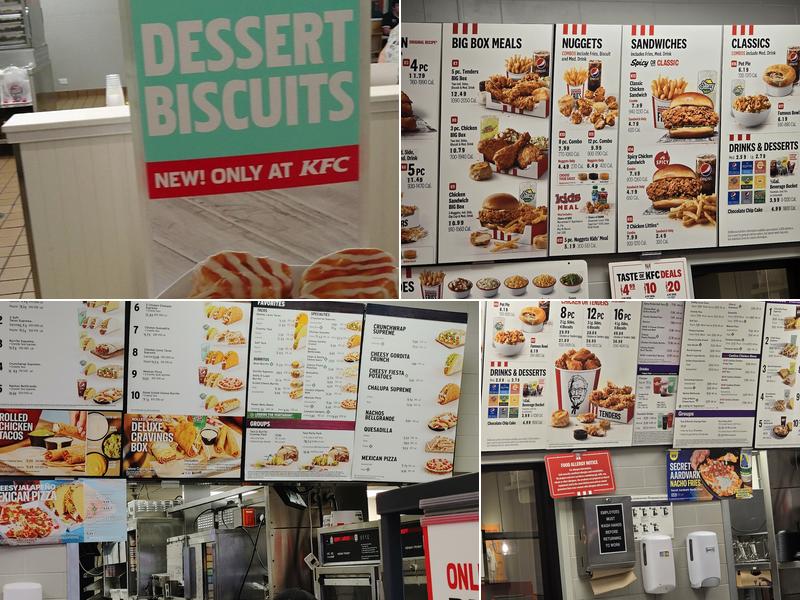 KFC Menu