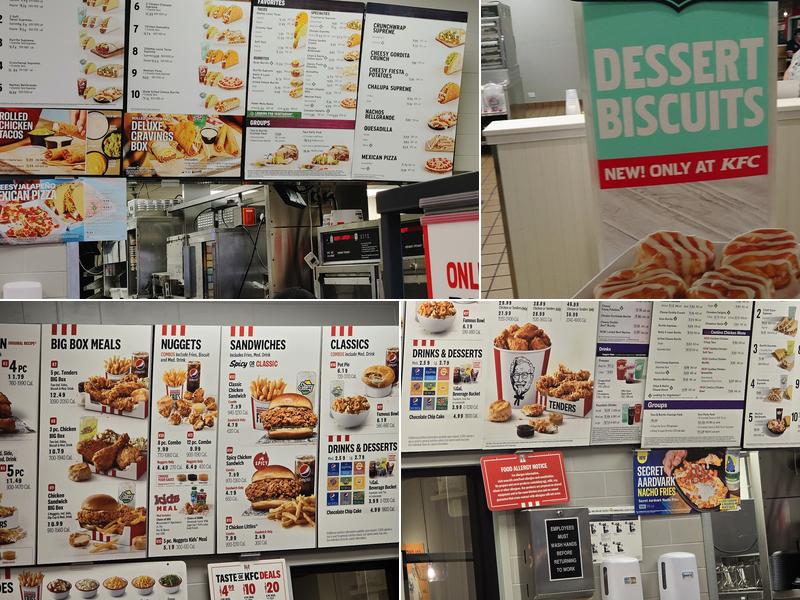 KFC Menu