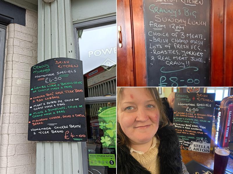 Scruffy Murphys Menu