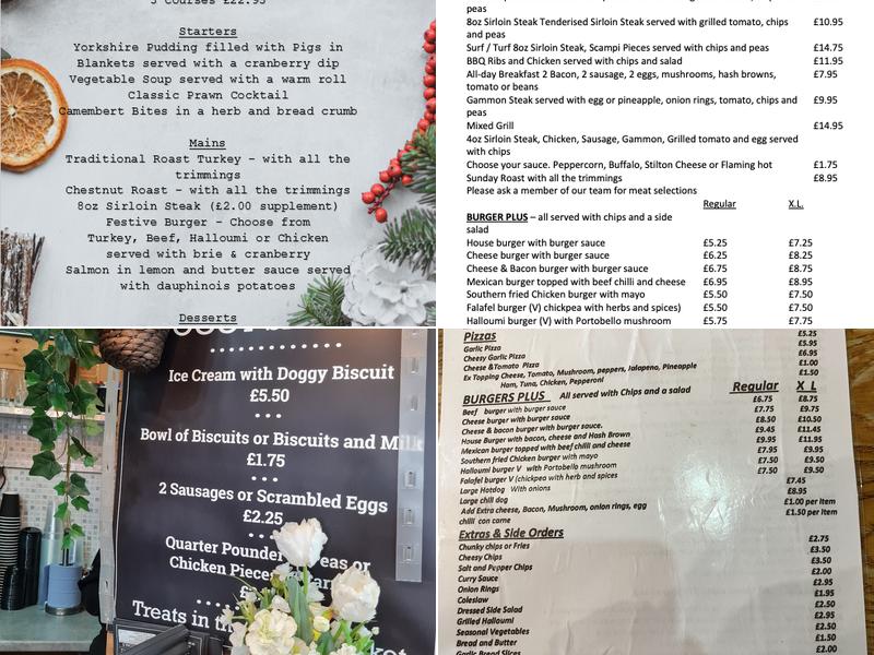 The Gynn Pub and Restaurant Menu