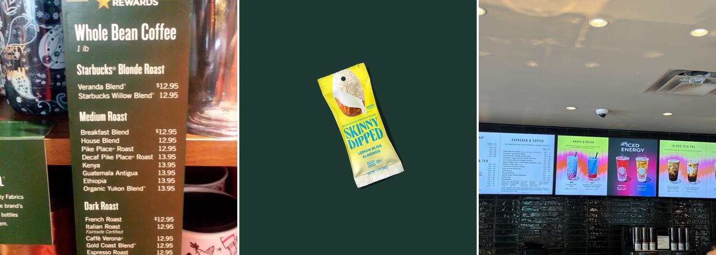 Starbucks Menu
